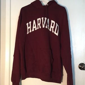 Maroon Harvard Champion Hoodie